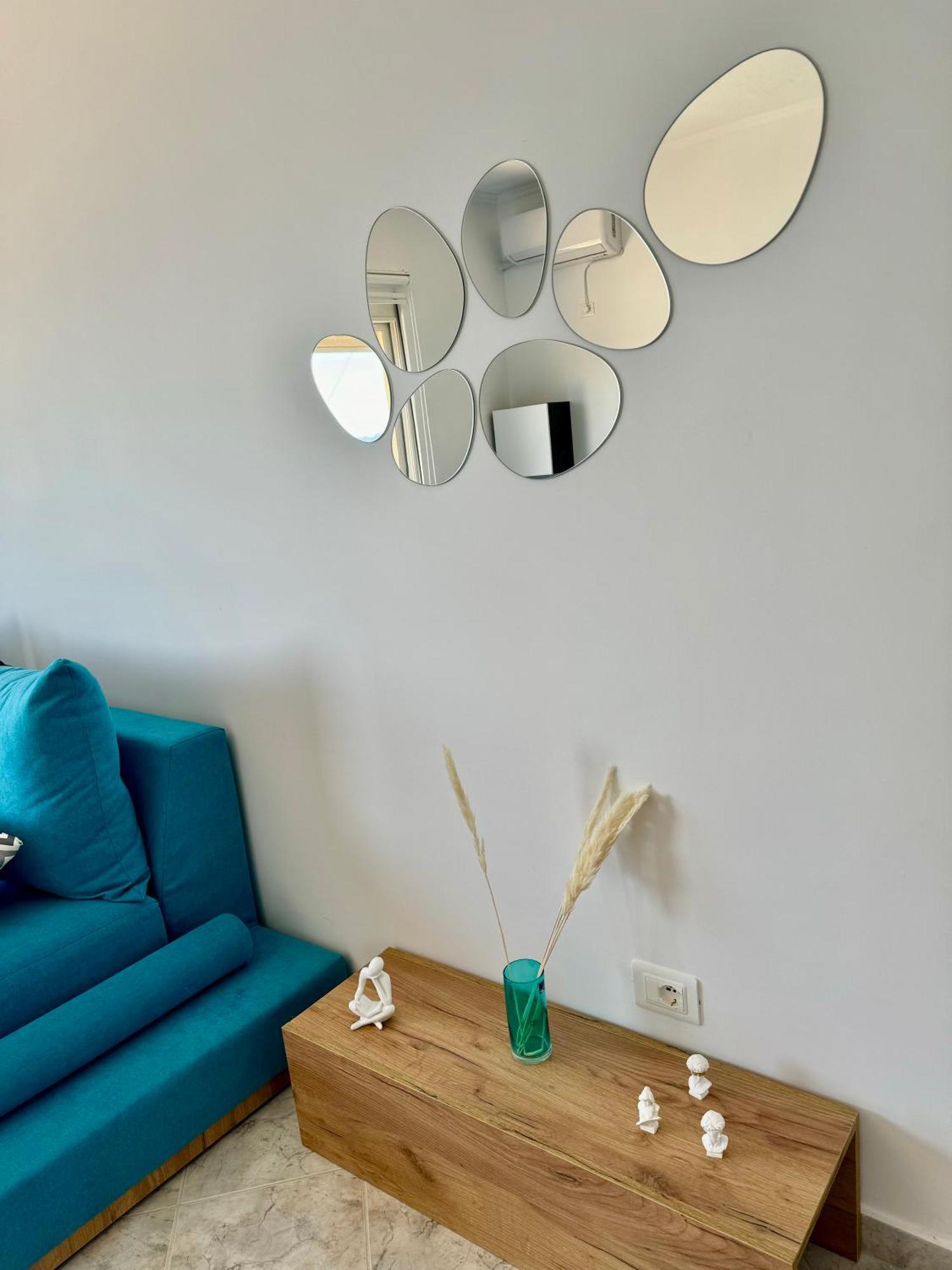 Comfy Blue Sarande Apartment Bagian luar foto